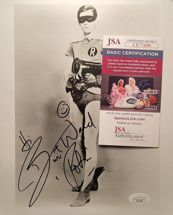 Burt Ward Autogramm – Robin / Batman – 20x25 cm Foto mit COA (JSA)
