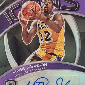 Magic Johnson - 2020/21 Panini Spectra Prizm - Auto /49