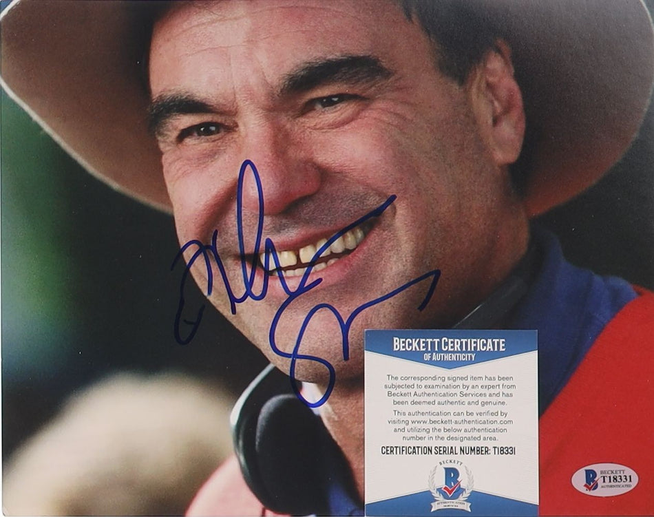 Oliver Stone (Regisseur) 20x25 cm Autogramm COA (Beckett)