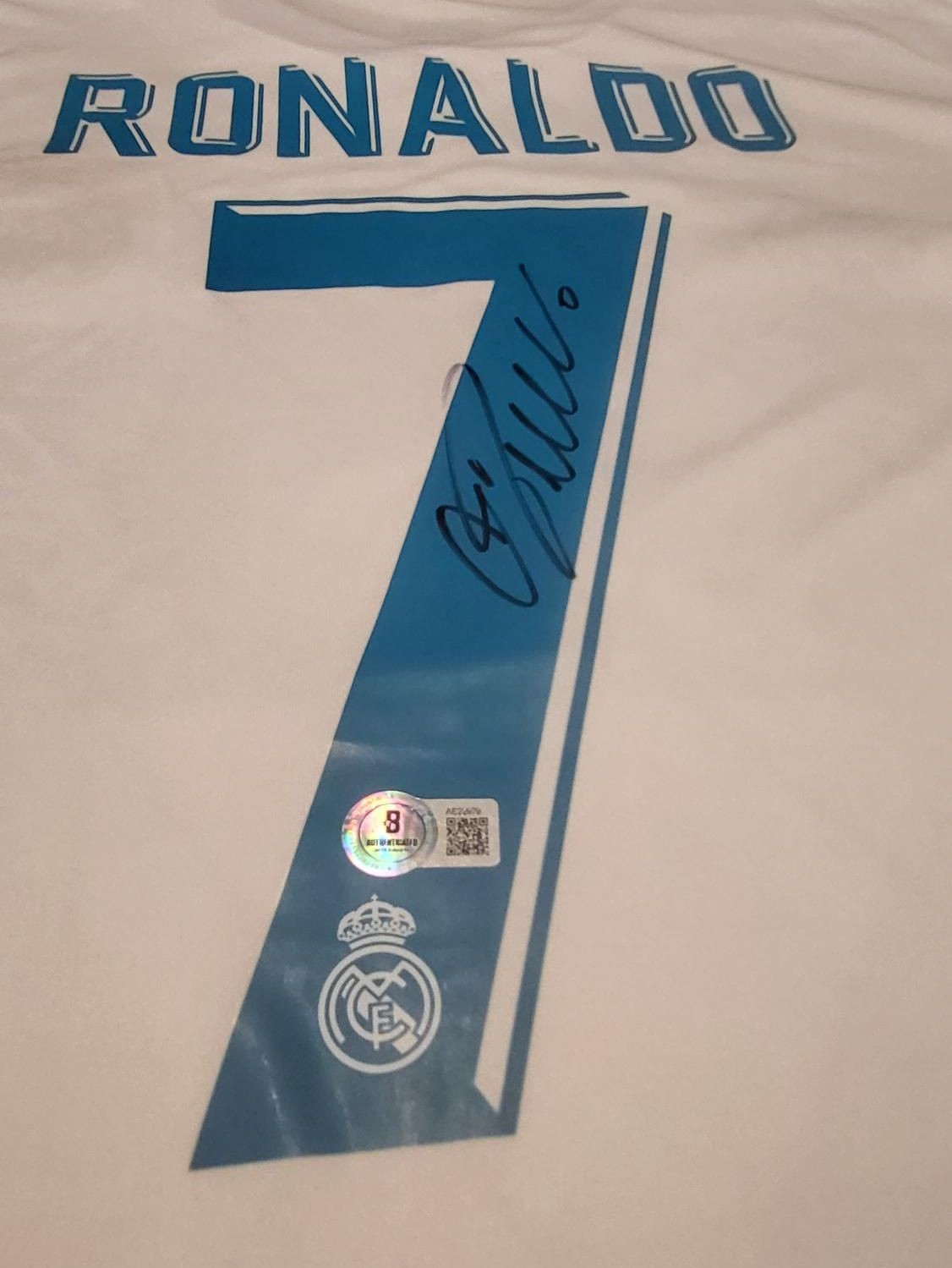 Cristiano Ronaldo - signiertes Real Madrid Trikot mit COA & LOA (Beckett)