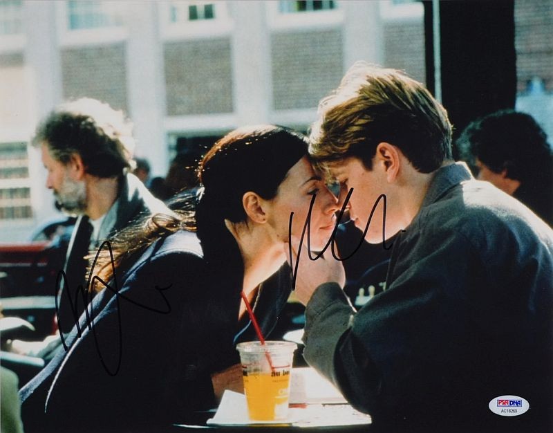 Matt Damon & Minnie Driver (Good Will Hunting) 28x36 cm Autogramm mit COA (PSA)