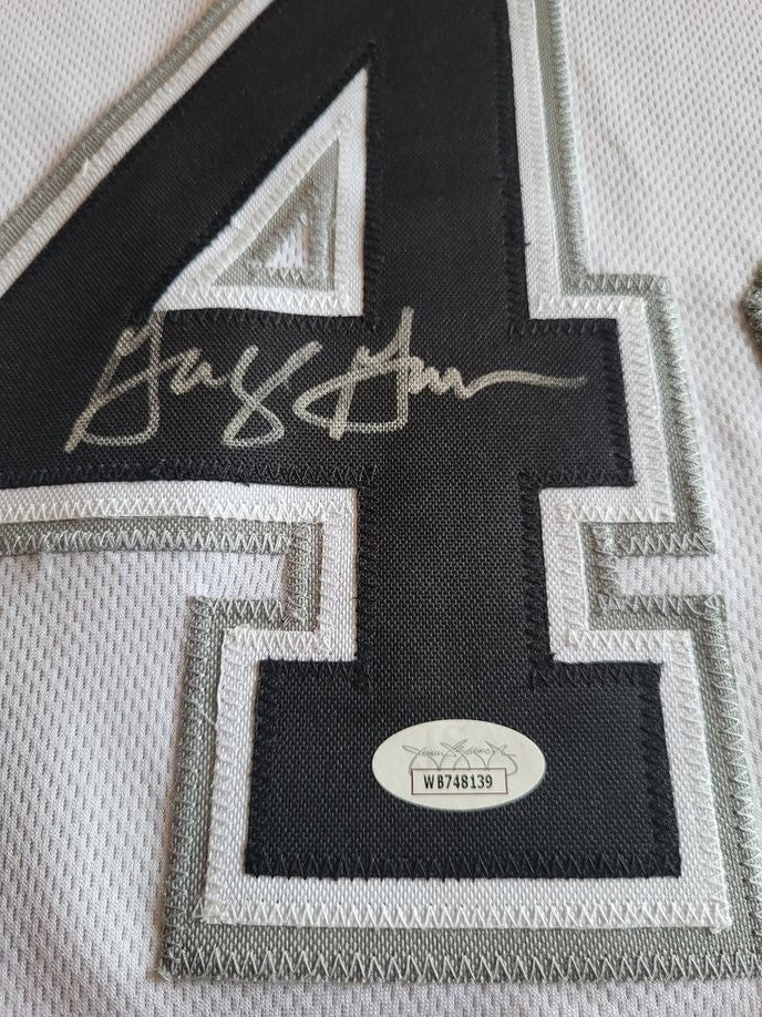 George Gervin Autogramm - Custom Jersey signiert mit COA (JSA)