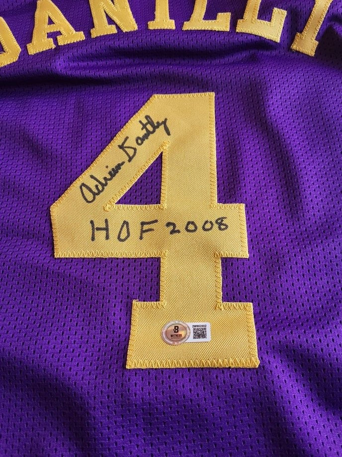 Adrian Dantley Autogramm - Custom Jersey signiert mit COA (Beckett)