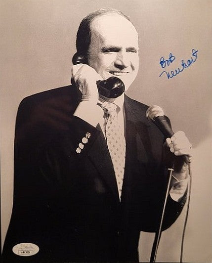 Bob Newhart Autogramm 20x25 cm Foto (Prof. Proton / Big Bang Theory) mit COA JSA