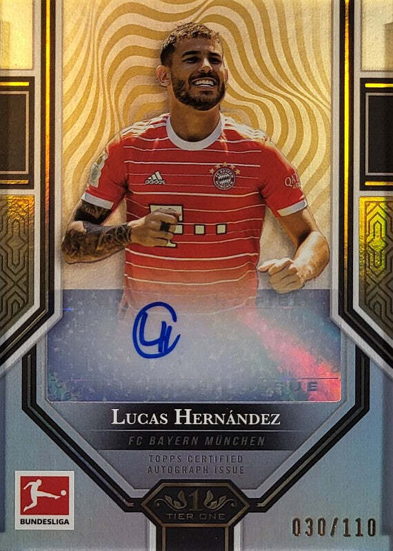 Lucas Hernandez - 2022/25 - Topps Tier One - Auto /110