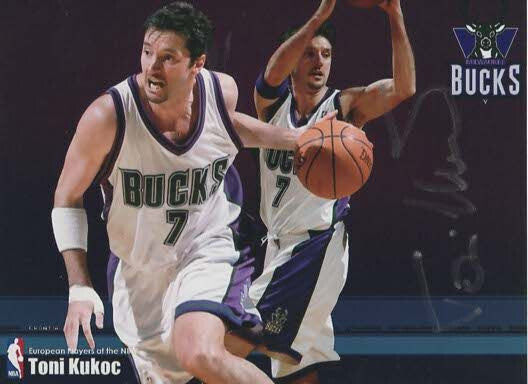 Autogramm Toni Kukoc 10 x 15 cm