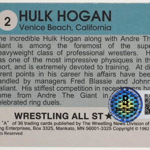 Hulk Hogan Autogramm mit COA (Beckett)