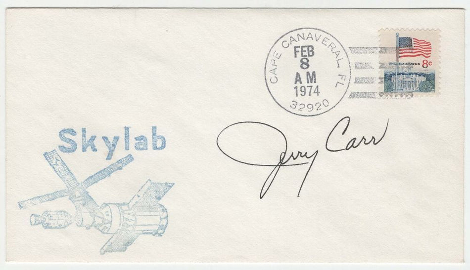 Skylab Briefumschlag signiert Gerald "Jerry" Carr (+)