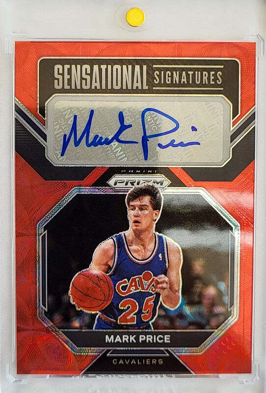 Mark Price - 2022/23 Panini Sensational Signatures - Prizm - Auto