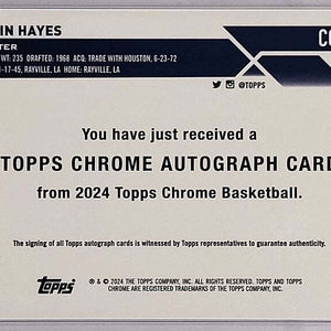 Elvin Hayes - 2024 Topps Chrome - Auto