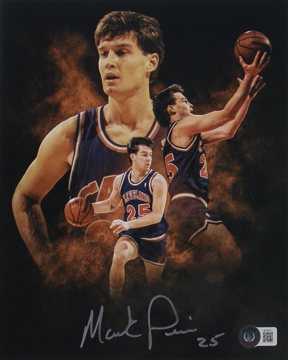 Mark Price – Original Autogramm auf 20 x 25 cm Foto mit COA (Beckett)