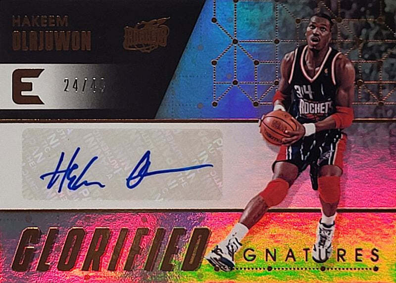 Hakeem Olajuwon - 2017/18 Panini Essentials - Auto /49