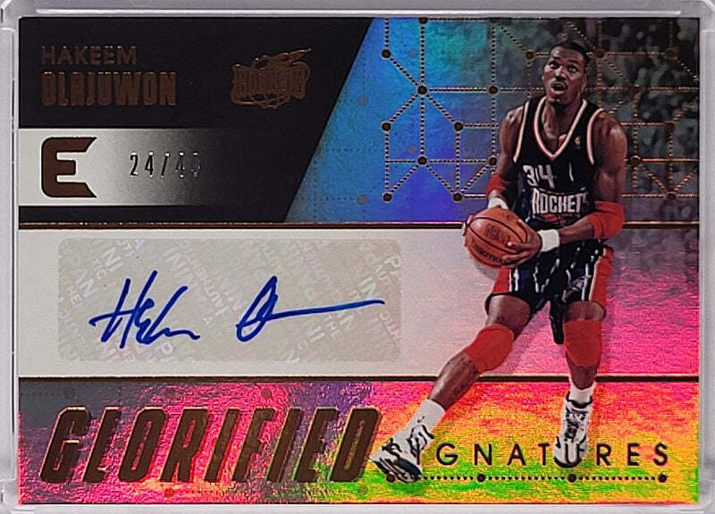 Hakeem Olajuwon - 2017/18 Panini Essentials - Auto /49