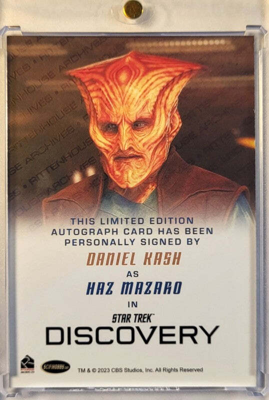 Daniel Kash als "Haz Mazaro" - Star Trek Discovery - 2023 Rittenhouse - Auto