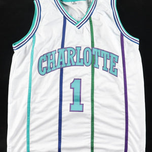 Muggsy Bogues Autogramm - Custom Jersey signiert mit COA (AWM)