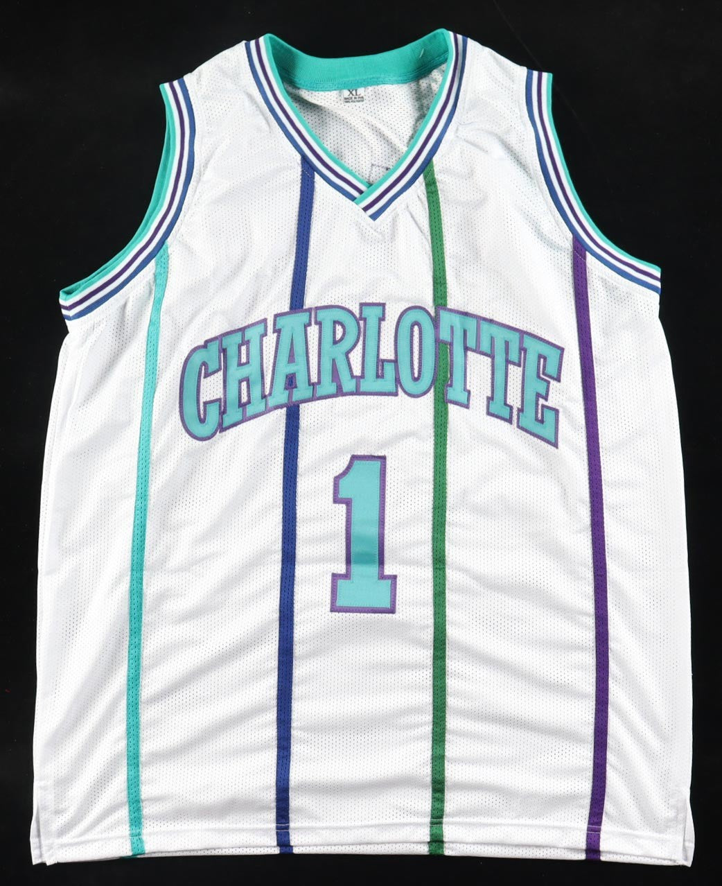 Muggsy Bogues Autogramm - Custom Jersey signiert mit COA (AWM)