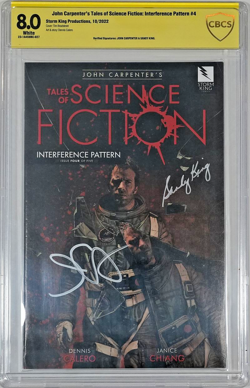 Interference Pattern #4 (2022) CBCS V 8.0 signierter Comic Carpenter / King