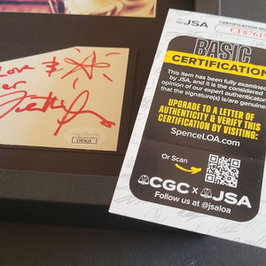 Juliette Lewis Autogramm – Cut Signatur im Rahmen 23x32 cm COA (JSA)