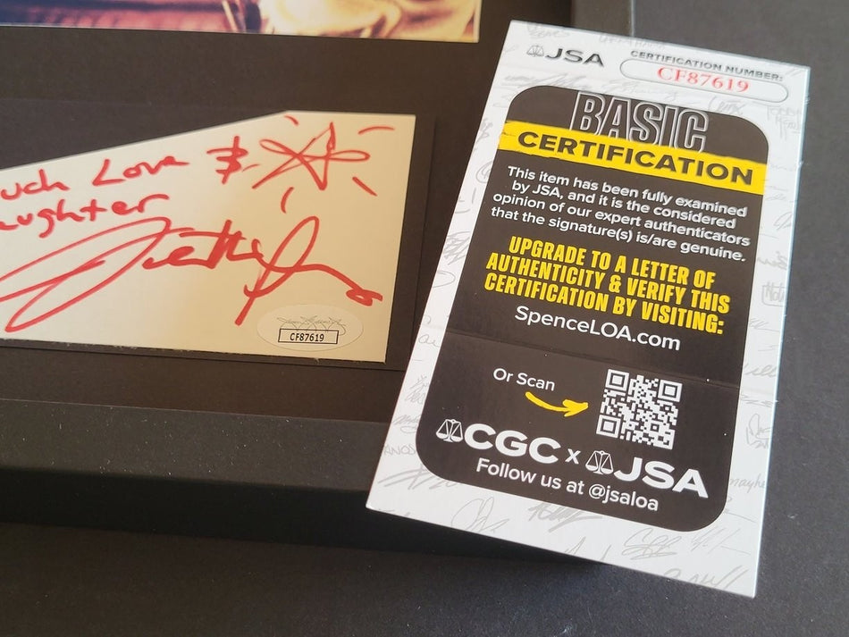 Juliette Lewis Autogramm – Cut Signatur im Rahmen 23x32 cm COA (JSA)