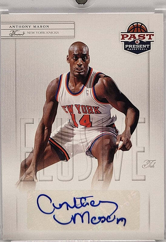 Anthony Mason (+) - 2012 Panini Past & Present - Auto