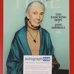 Jane Goodall 20x25 cm Autogramm COA (ACOA)