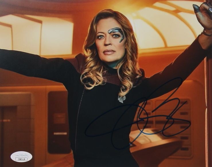 Jeri Ryan (Seven of Nine – Star Trek) 20x25 cm Autogramm COA (JSA)