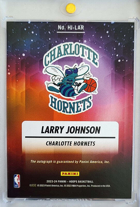 Larry Johnson - 2023/24 Panini Hoops - Auto