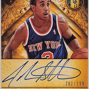 John Starks - 2013/14 Panini Gold Standard - on card Auto /299