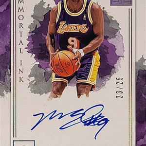 Nick van Exel - 2019/20 Panini Impeccable - on card Auto /25