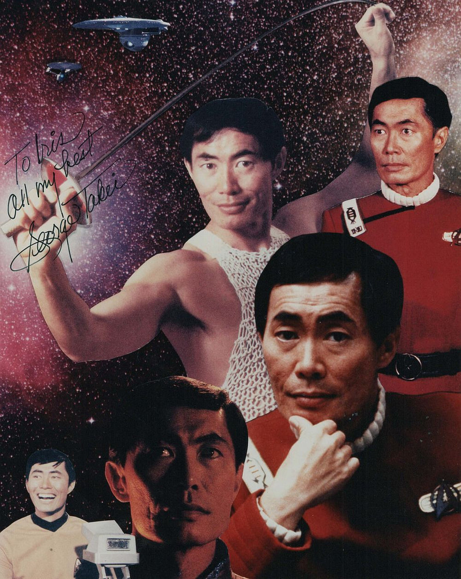 Autogramm George Takei (Star Trek) 20 x 25 cm