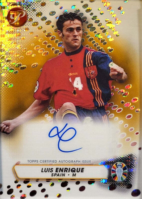Luis Enrique - 2023 - Topps Road to UEFA Euro 2024 - Auto /50