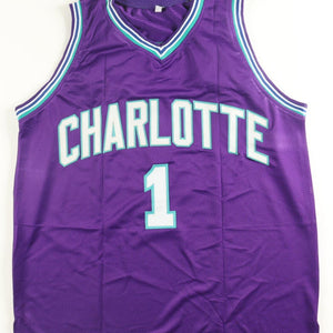 Muggsy Bogues Autogramm - Custom Jersey signiert mit COA (JSA)