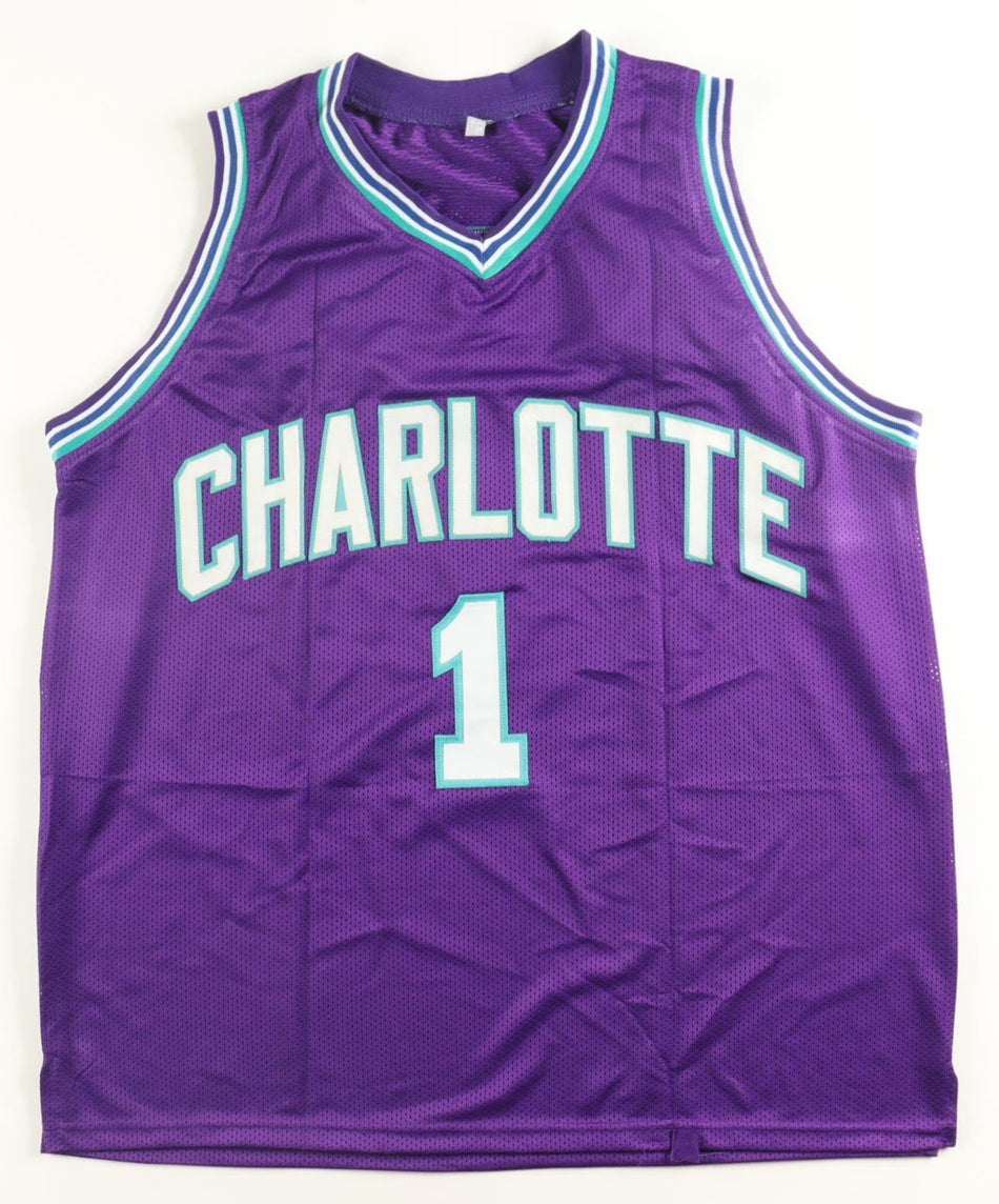 Muggsy Bogues Autogramm - Custom Jersey signiert mit COA (JSA)
