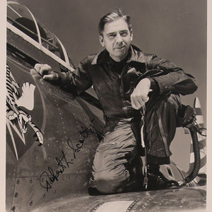 Robert Scott Jr. (WWII 23rd Fighter Group Ace – 10 Victories) Autogramm mit COA