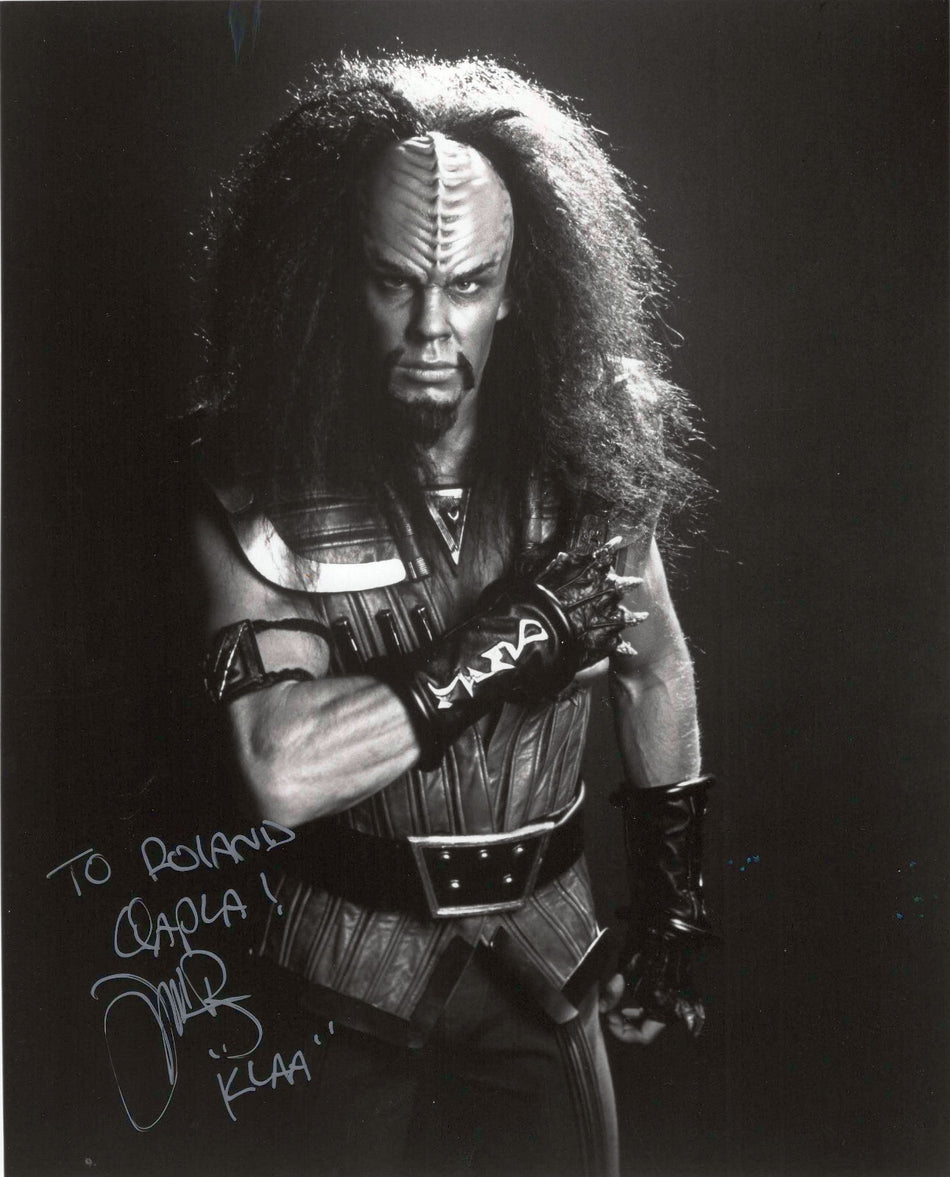 Autogramm Todd Bryant ("Capt. Klaa" Star Trek) 20 x 25 cm