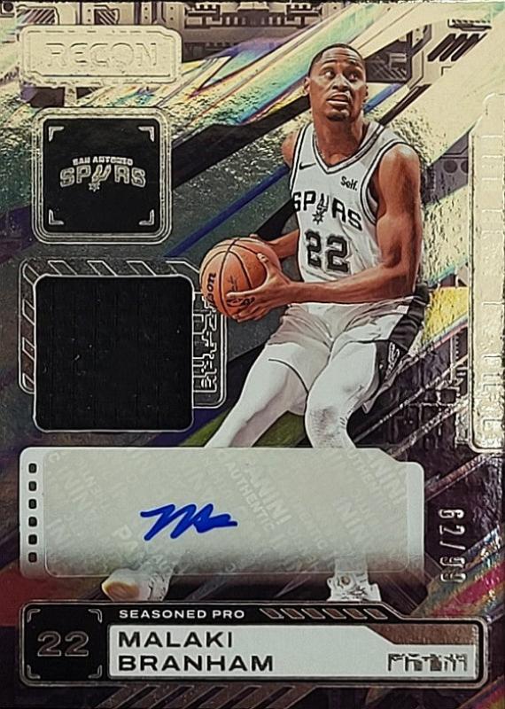 Malaki Branham - 2023/24 Panini Recon - Auto - Jersey Game Worn /99