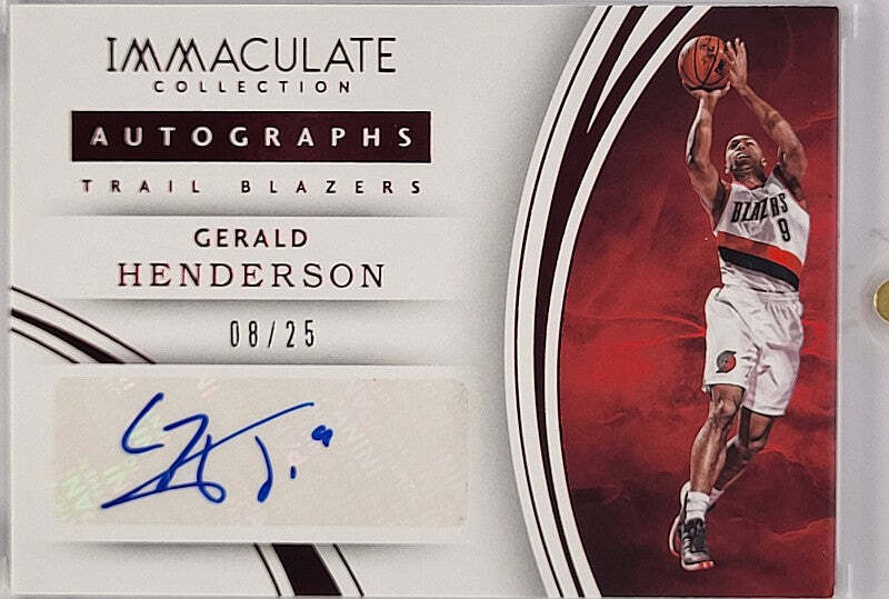 Gerald Henderson - 2015/16 Panini Immaculate - Auto /25