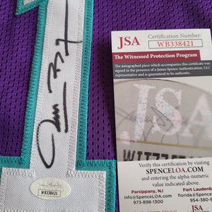 Muggsy Bogues Autogramm - Custom Jersey signiert mit COA (JSA)