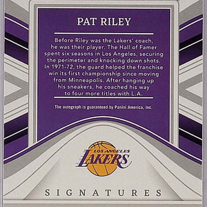 Pat Riley - 2022/23 Panini Immaculate - Auto /75