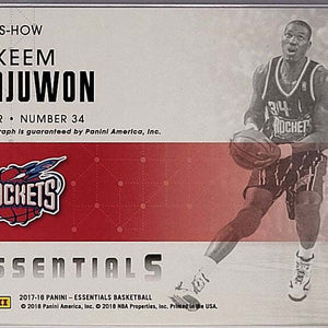 Hakeem Olajuwon - 2017/18 Panini Essentials - Auto /49