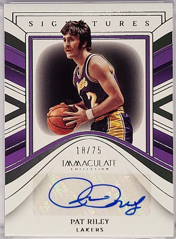 Pat Riley - 2022/23 Panini Immaculate - Auto /75