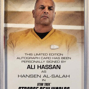 Ali Hassan als "Hansen Al-Salah" - Star Trek Strange New Worlds - 2023 - Auto