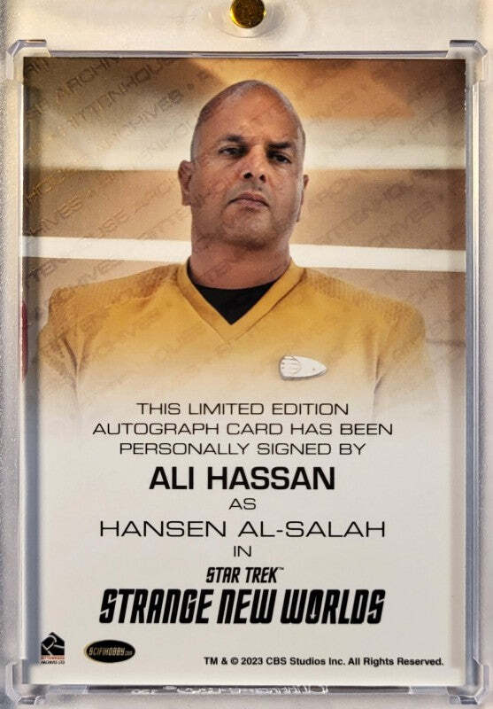 Ali Hassan als "Hansen Al-Salah" - Star Trek Strange New Worlds - 2023 - Auto