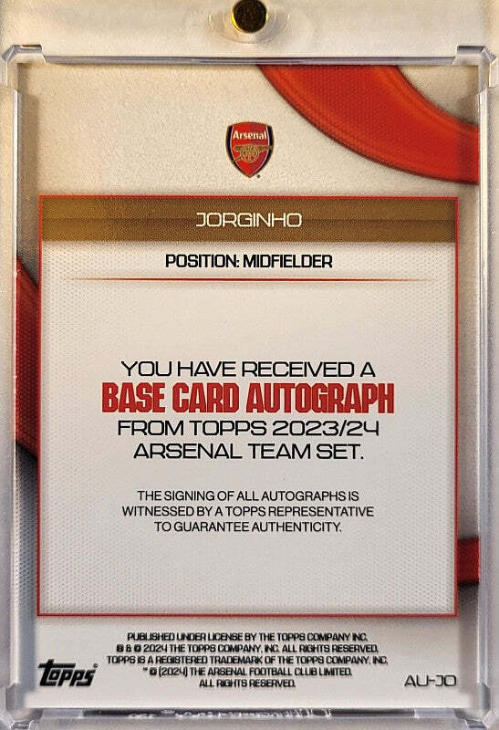 Jorginho - 2023/24 - Topps - Auto