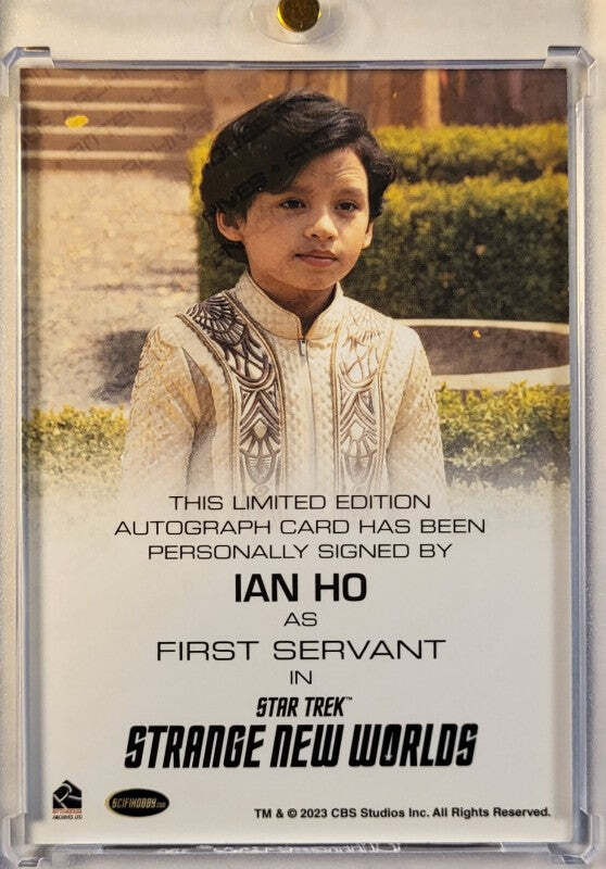 Ian Ho als "First Servant" - Star Trek Strange New Worlds - 2023 - Auto