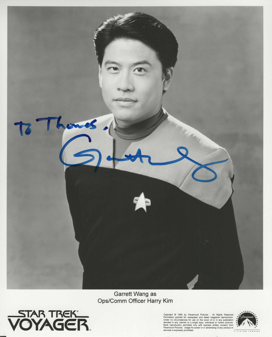 Autogramm Garrett Wang (Star Trek) 20 x 25 cm