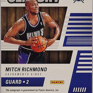 Mitch Richmond - 2020/21 Panini Donruss Elite - Auto /60