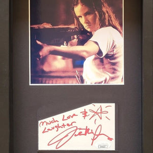 Juliette Lewis Autogramm – Cut Signatur im Rahmen 23x32 cm COA (JSA)