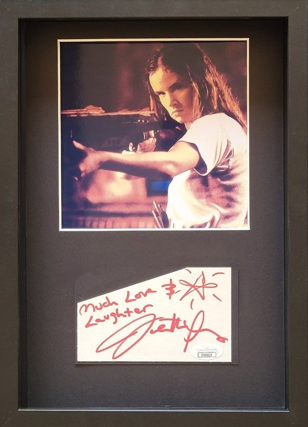 Juliette Lewis Autogramm – Cut Signatur im Rahmen 23x32 cm COA (JSA)