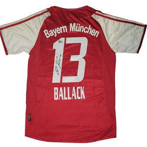 Michael Ballack - signiertes Bayern München Trikot mit COA (Beckett)